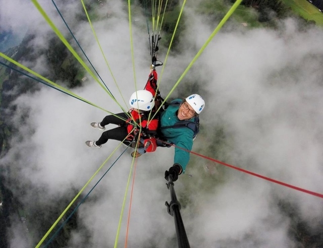  Parapente no vôo