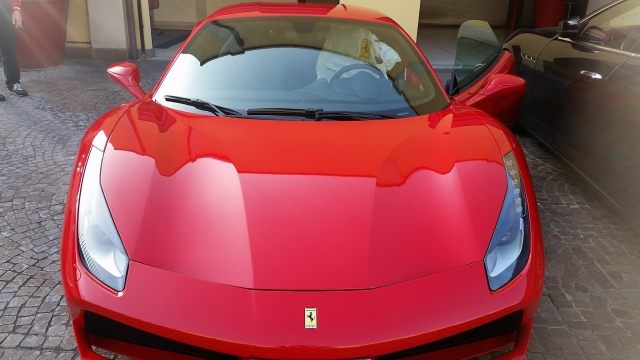 Red Ferrari 