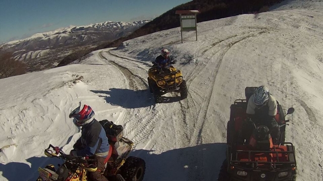 Escursione sulla neve