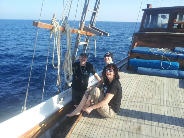 A bordo del caicco