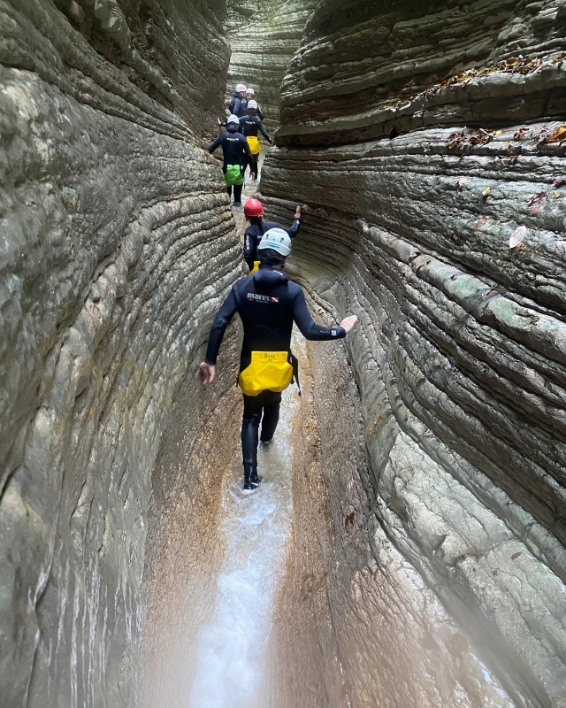 Attraversando i canyon