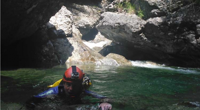 in the stream 