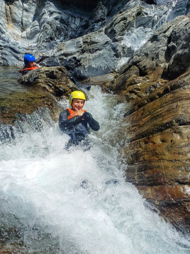 descendre des toboggans naturels 