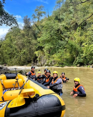 Eine Stunde Kajakunterricht in Garfagnana