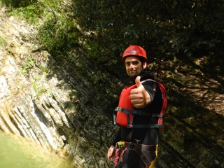 Barranquismo Ruta Río Verde Valbelluna 4 horas