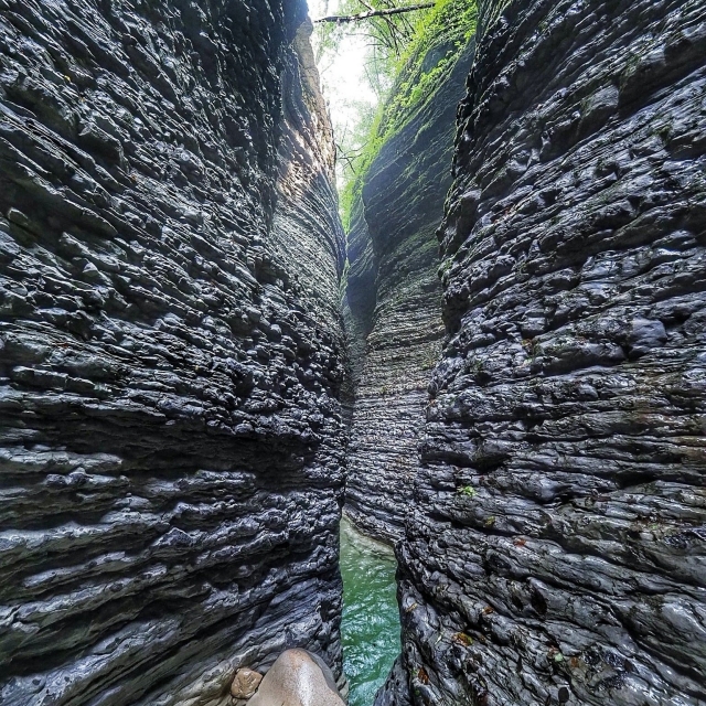  Die Wände der Schluchten. 