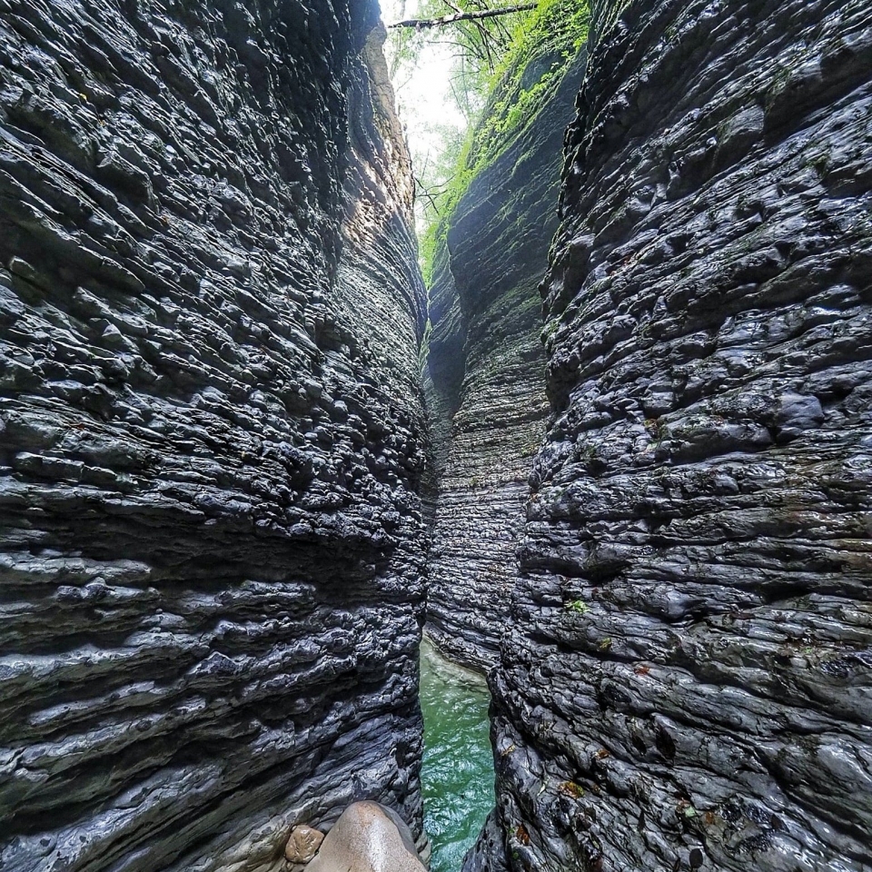  Die Wände der Schluchten. 