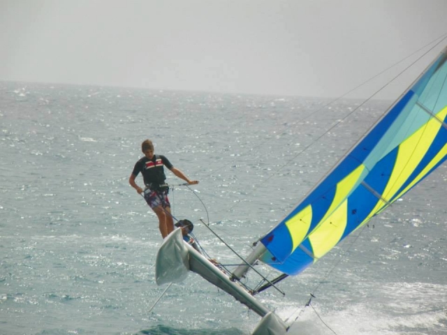  Catamaran in action 