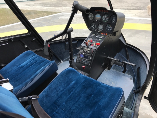  L'intérieur de l'hélicoptère 