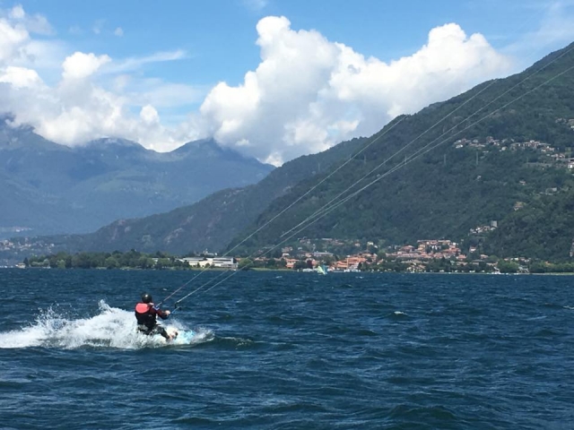 Estudiantes de kitesurf 