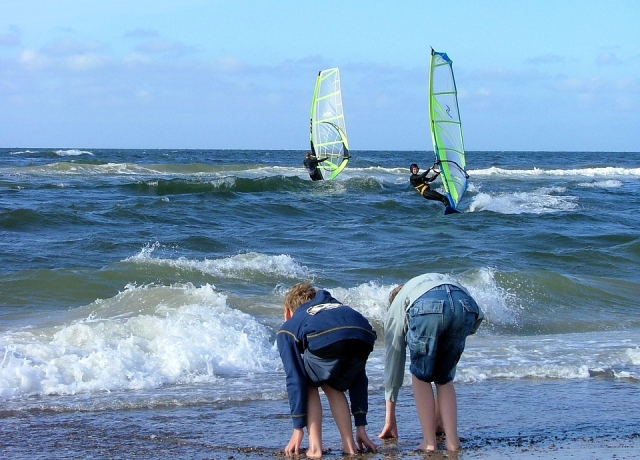 Cours de planche à voile pour enfants 