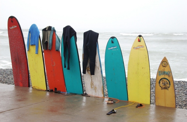  The surfboards 