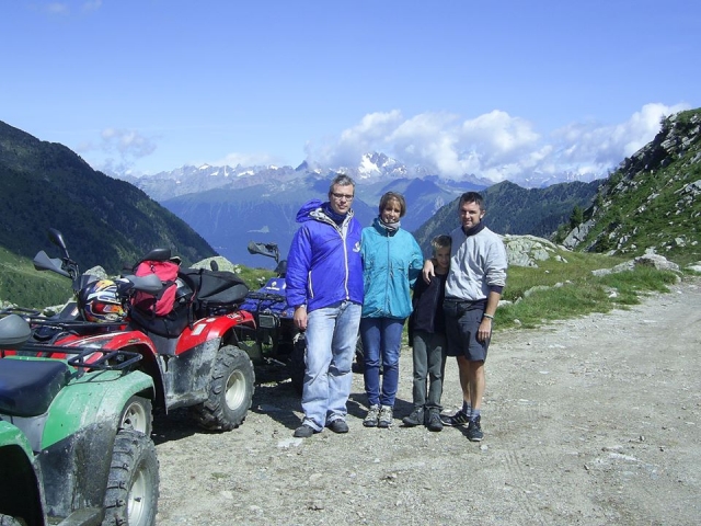 La vista sulla valle