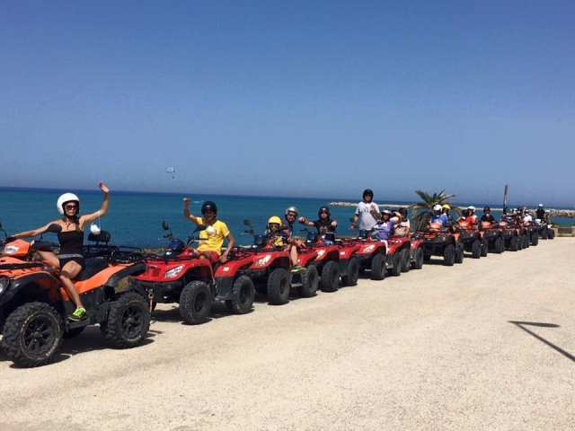  Quads sur la côte sicilienne 