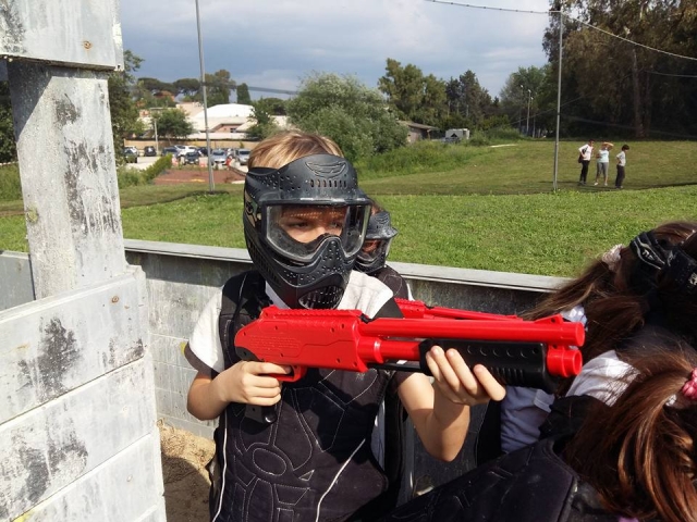 Ready for the paintball battle 