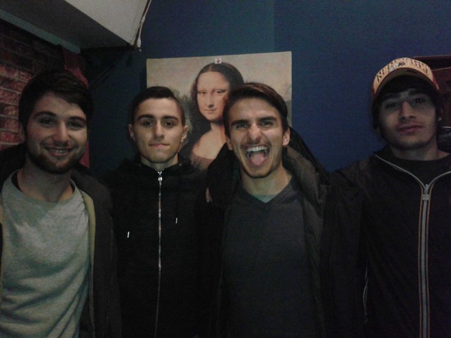  Uma foto com a Mona Lisa