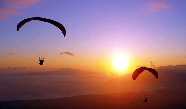  Vuelo al atardecer 