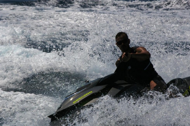 Dans la mer Ligure 