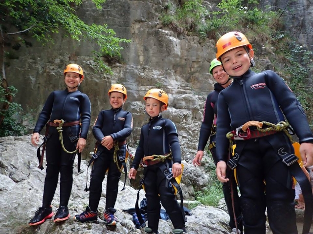 Canyoning in famiglia