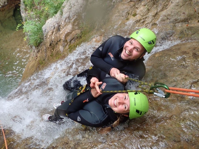  In the canyon