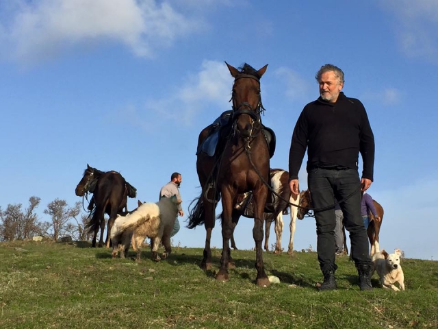  A caballo en la montaña