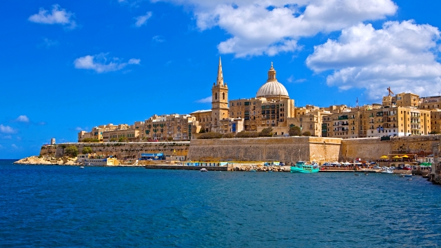  vista de Malta desde el mar 