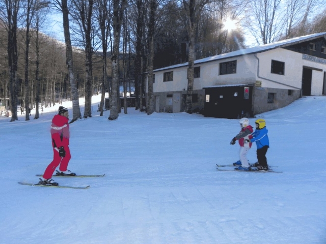  skier avec les plus petits 