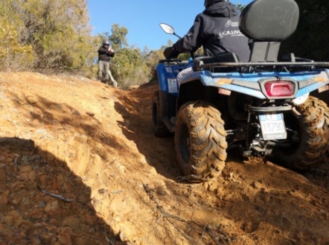 quad nella maremma toscana