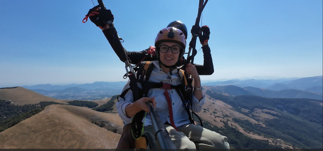  Parapente-Flug über dem Naturpark Monte Cucco 