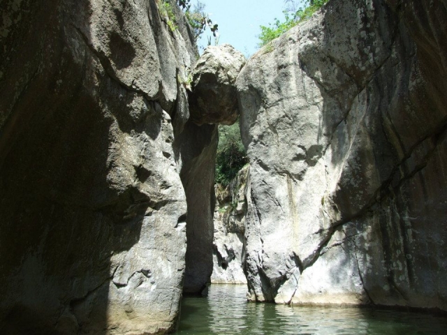 Uno scorcio delle gole