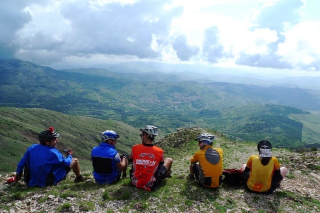  a short break to admire the incredible view
