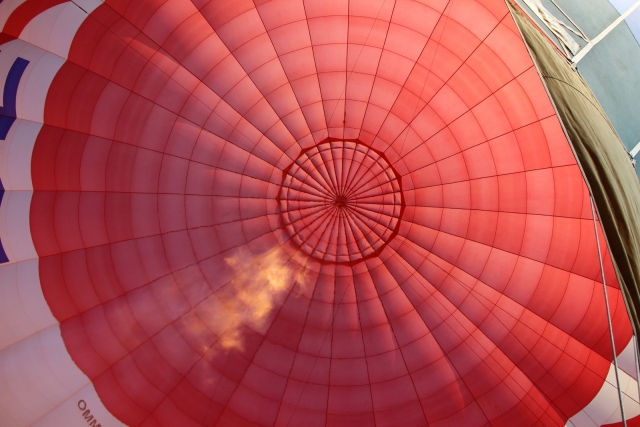 one of our inflated balloons 