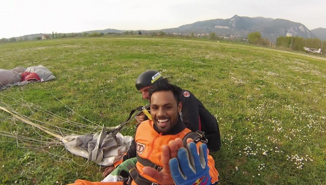 Emozione dopo il lancio