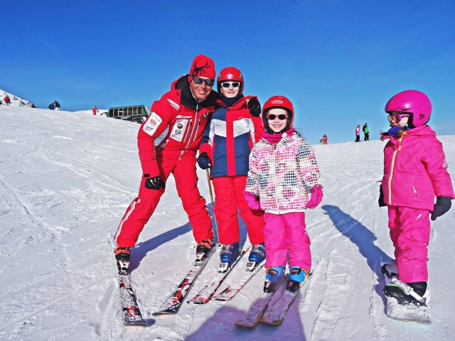 the alpine skiing course is for the whole family 