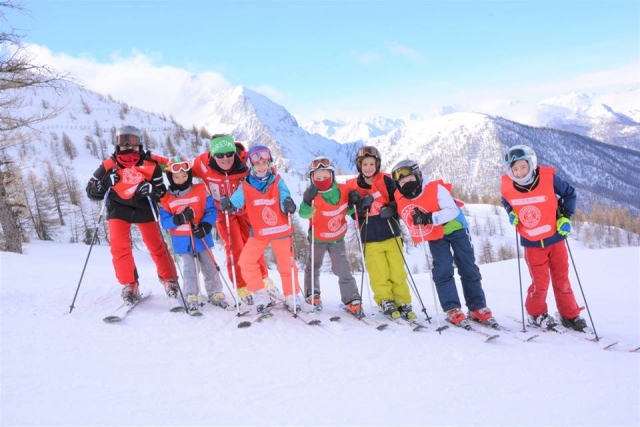 Equipe de esqui 