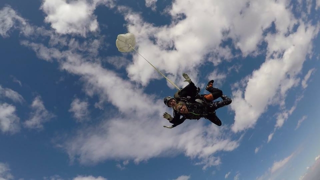  Opening the parachute