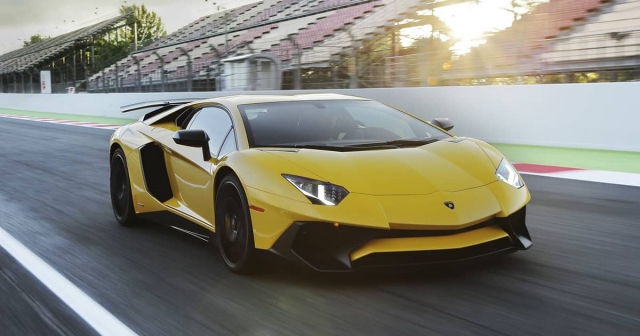  Geschwindigkeit in einem Lamborghini 