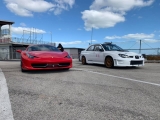 Um passeio com uma Ferrari em Lombardore