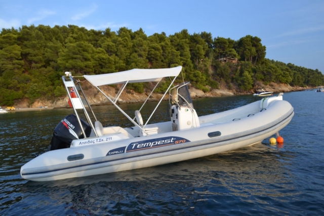  Here is one of our dinghies 