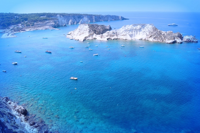The sea of the Tremiti islands 
