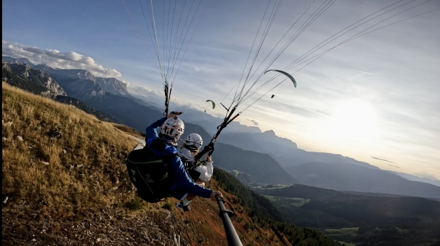 voo acompanhado por um instrutor 