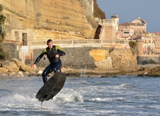 Zweite Jetsurf-Lektion in Rom 60 Minuten