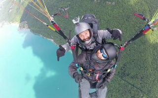 Parapendio biposto principianti Cuorgnè 15 min