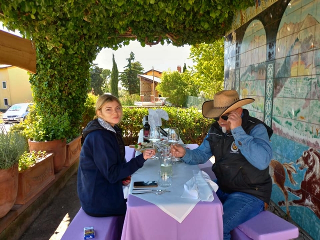 Sosta al ristorante