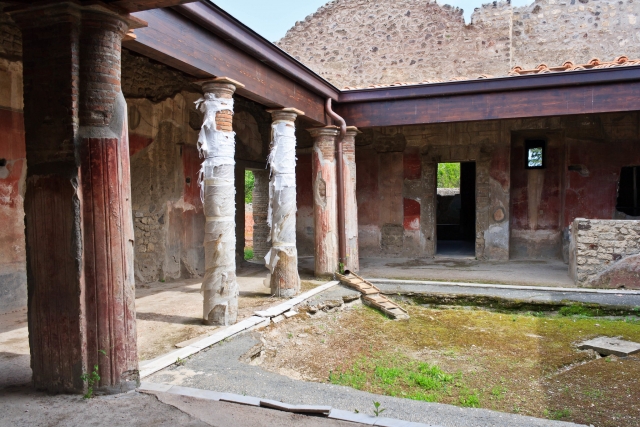  Os restos mortais das casas