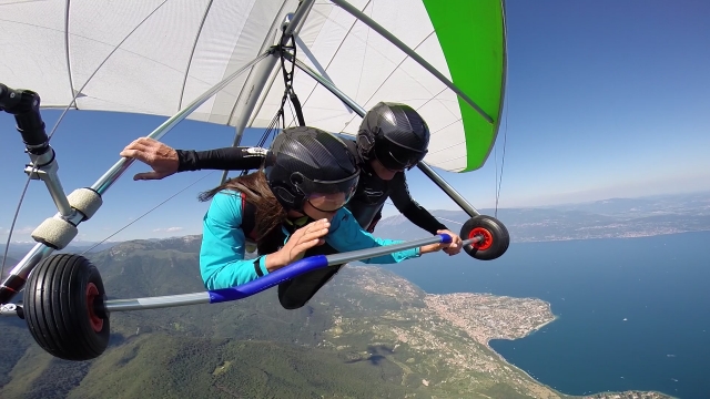 Tandem-Drachenfliegen 