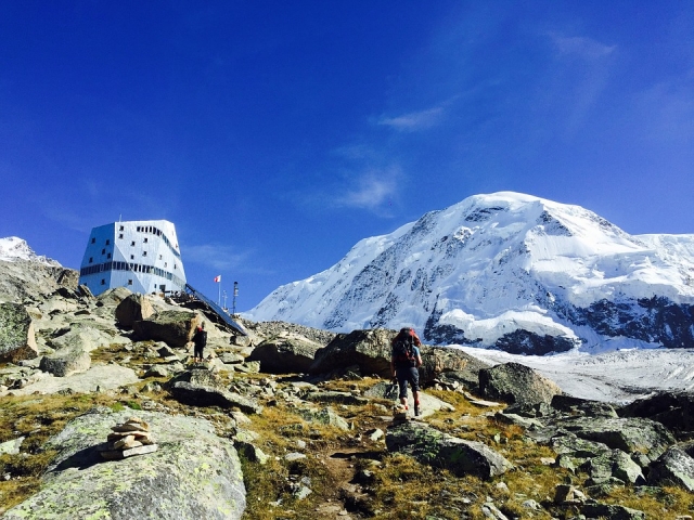 sulle vette del monte rosa