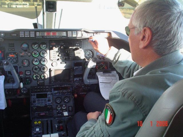  Pilot im Flug 