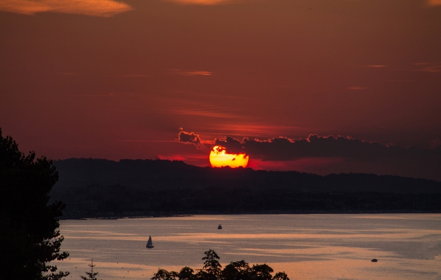  Coucher de soleil sur la Riviera romagnole 