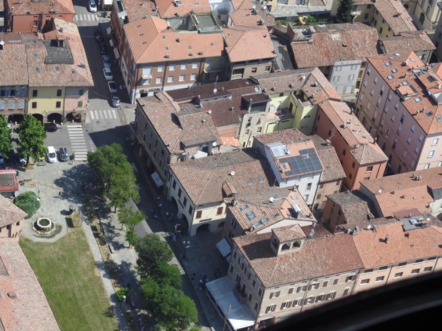 La vue depuis notre hélicoptère 